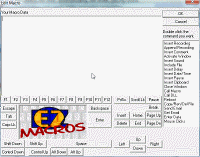 Here's a screen shot of the macro edit window